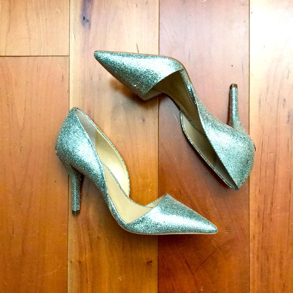 Silver Michael Kors Heels